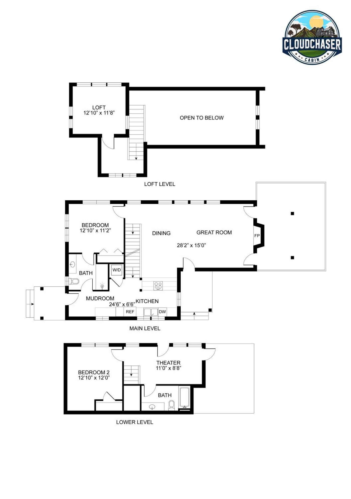 Cloudchaser Cabin, Private, New Cabin, 2 Kings, Cozy, Modern, Hot Tub, View, Theater Villa Sevierville Kültér fotó